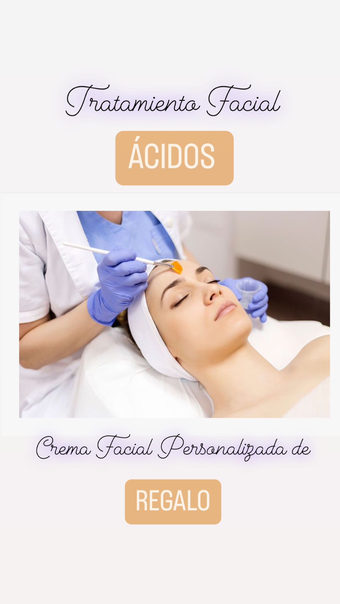 Tratamiento facial ácidos